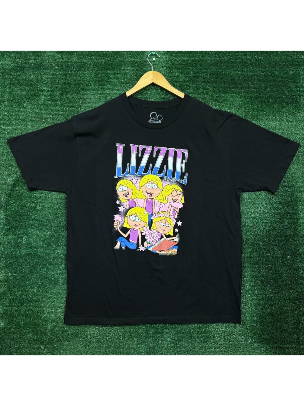 Disney Channel Throwback Lizzie McGuire Cartoon T-Shirt Size XXL